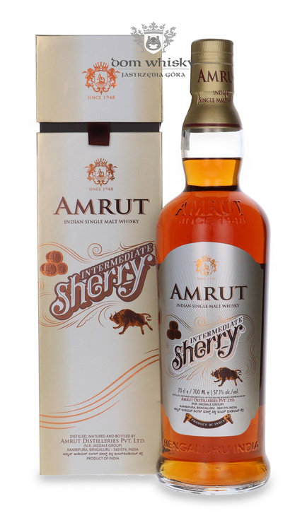 Amrut Single Malt Intermediate Sherry Cask  / 57,1% / 0,7l