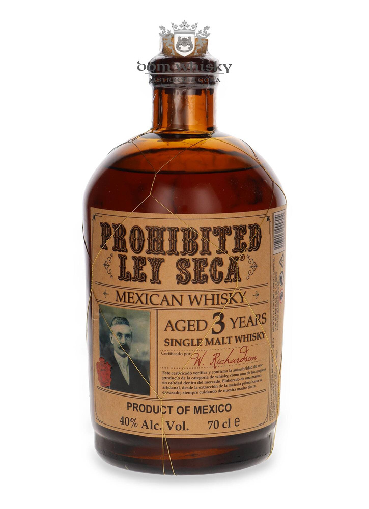 Prohibited Ley Seca 3-year-old Mexican Whiskey / 40% / 0.7l