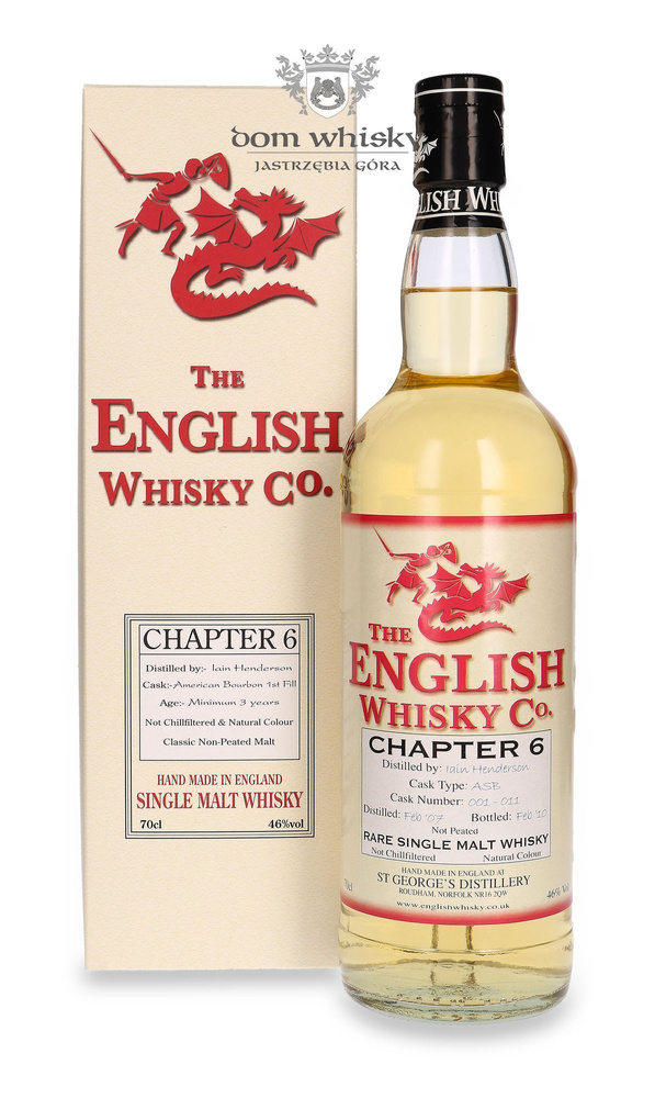 St. George's Distillery Chapter 6, Not Peated / 46%/ 0.7l
