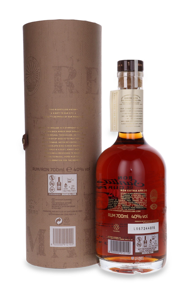 Rum Santiago de Cuba 20-letni Extra Anejo Gran Reserva / 40% / 0,7l