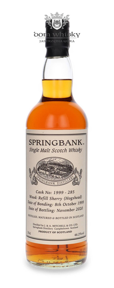 Springbank 1999 (Bottled 2020) Cask 285 / 46,2% / 0,7l