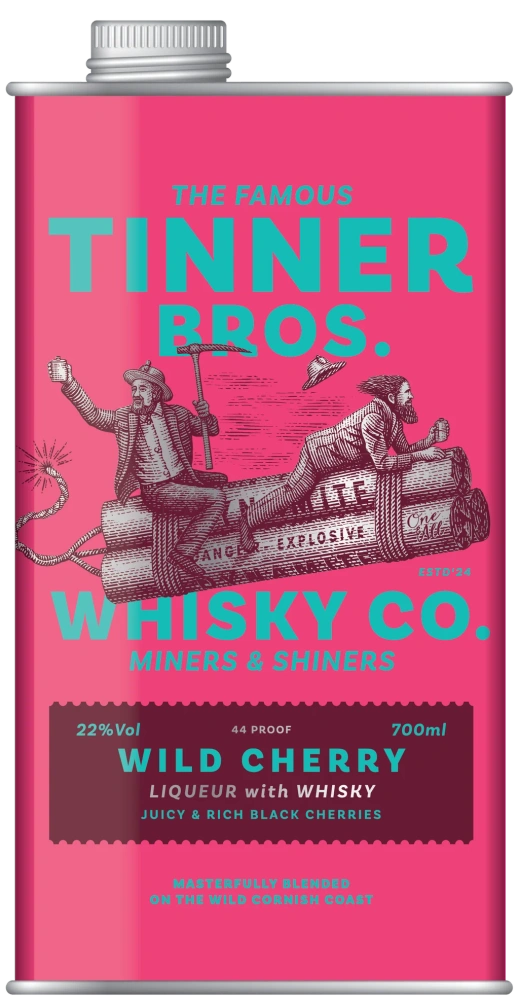 Tinner Bros. Wild Cherry Liqueur with Whisky / 22% / 0,7l
