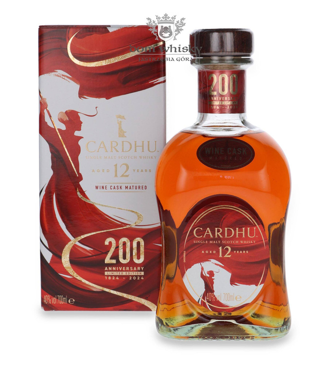 Cardhu 12-letni Wine Cask 200th Anniversary / 40% / 0,7l