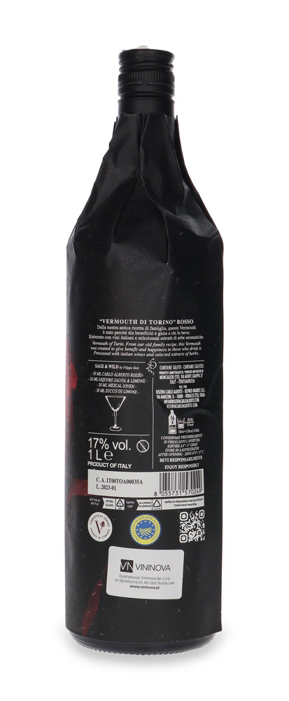 Carlo Alberto Red Vermouth / 17% / 1,0l