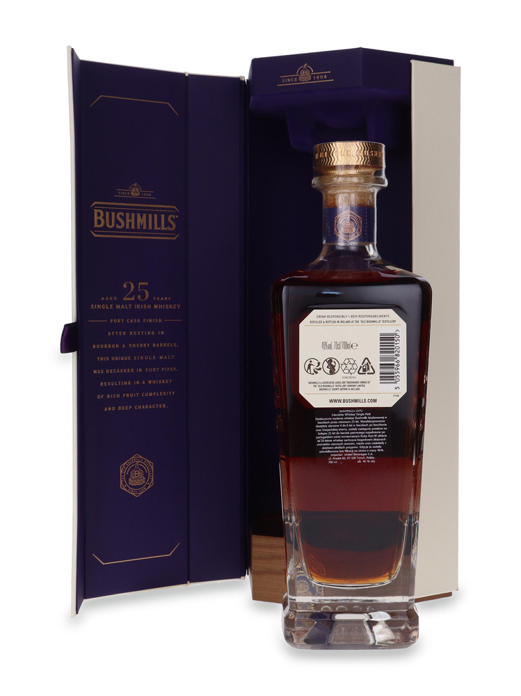 Bushmills 25-year-old Port Pipes / 46% / 0.7l