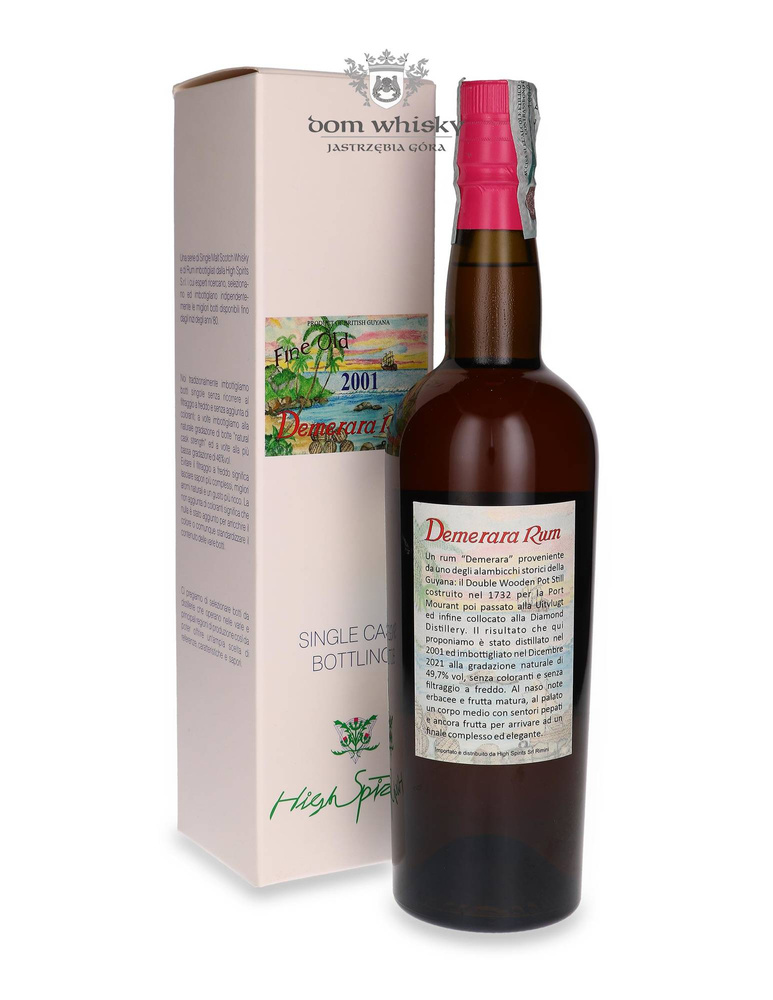 Fine Old 2001 Demerara Rum 20 years old / 47.7% / 0.75l