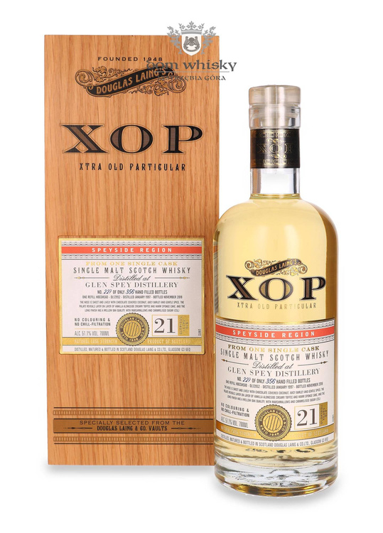 Glen Spey 21-letni (D.1997, B.2018) Douglas Laing’s XOP/ 51,1%/ 0,7l	