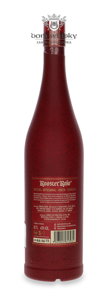 Mezcal Rooster Rojo Artesanal / 43% / 0.7l