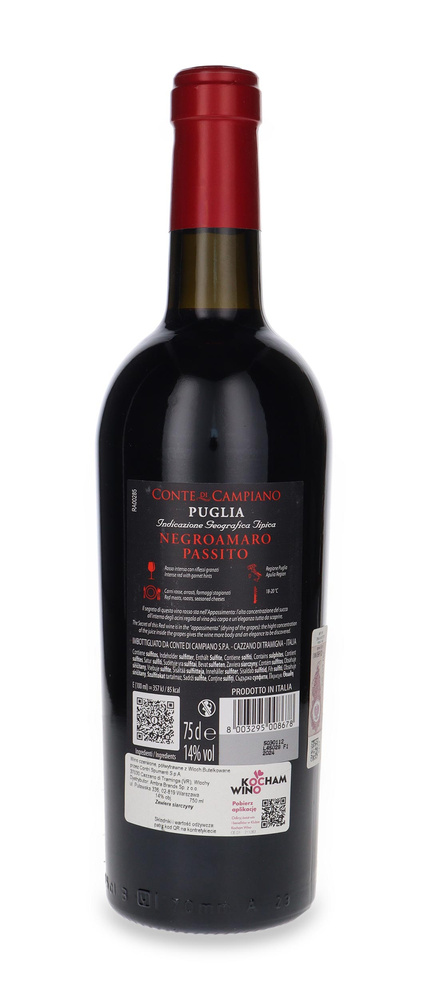 Conte di Campiano Appassimento /14%/ 0,75l