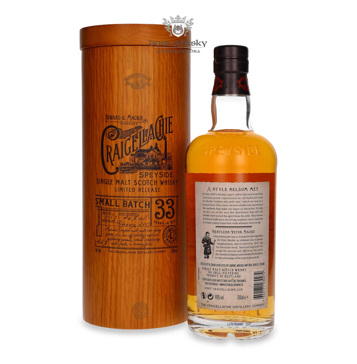 Craigellachie 33-letnia (D.1983, B.2017) Small Batch / 46%/ 0,7l		