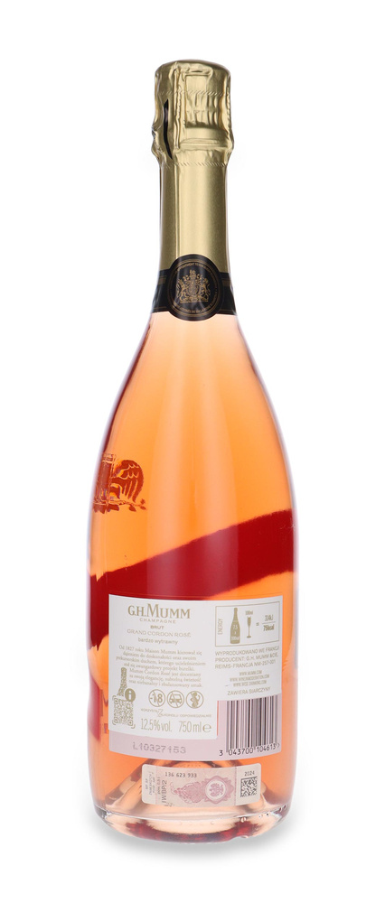 Szampan Mumm Grand Cordon Rose Brut / 12,5% / 0,75l