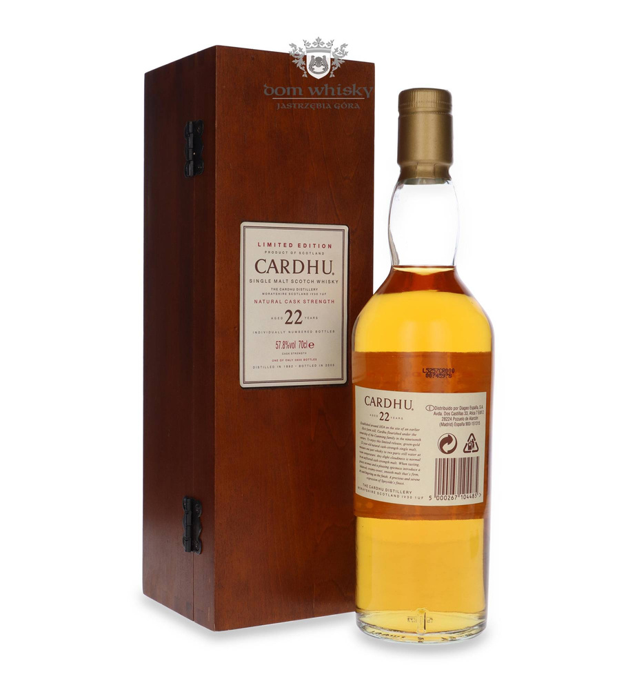 Cardhu 22 years old (D.1982, B.2005) Cask Strength / 57.8% / 0.7l