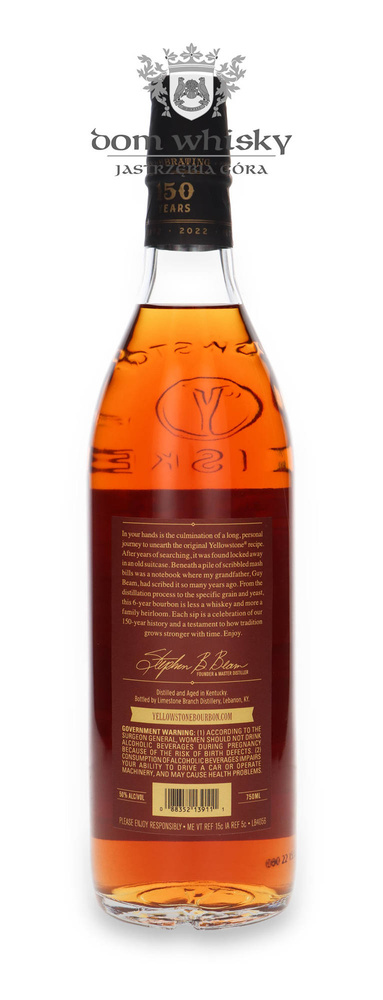 Yellowstone Family Recipe 6-year-old Kentucky Straight Bourbon / 50%/ 0.75l