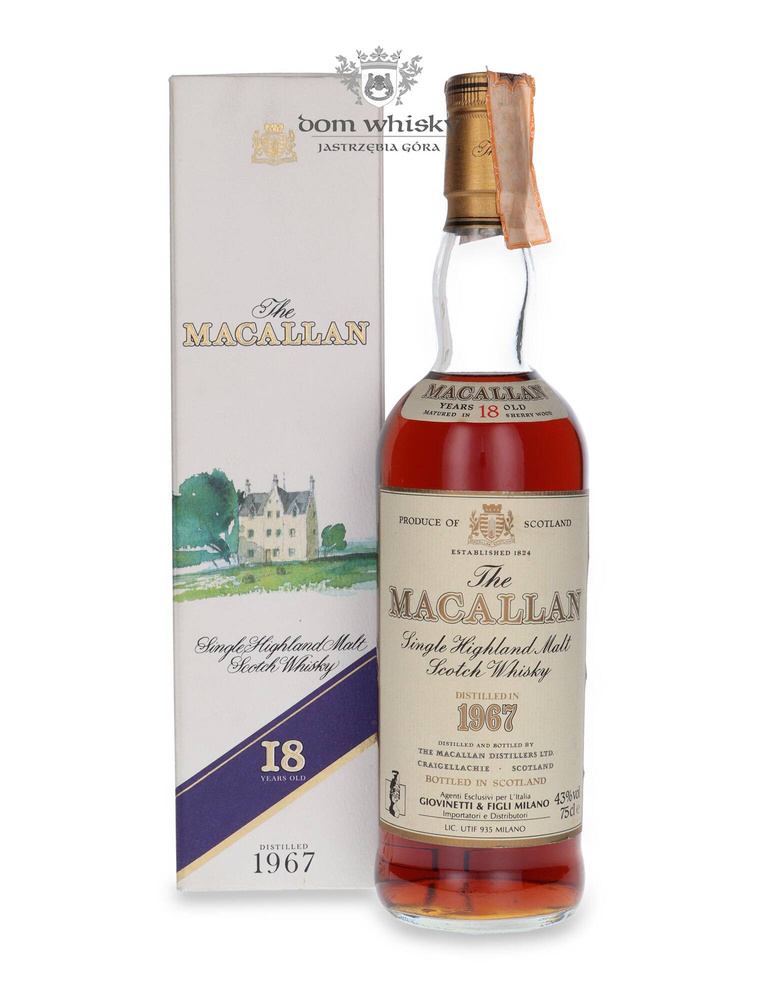 Macallan 18 Year Old (Distilled 1967) Sherry Wood / 43% / 0.75l