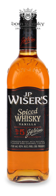 J.P. Wiser's Spiced Whisky Vanilla / 43% / 0,75l