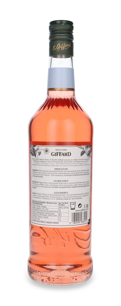 Giffard lychee bar syrup / 1l