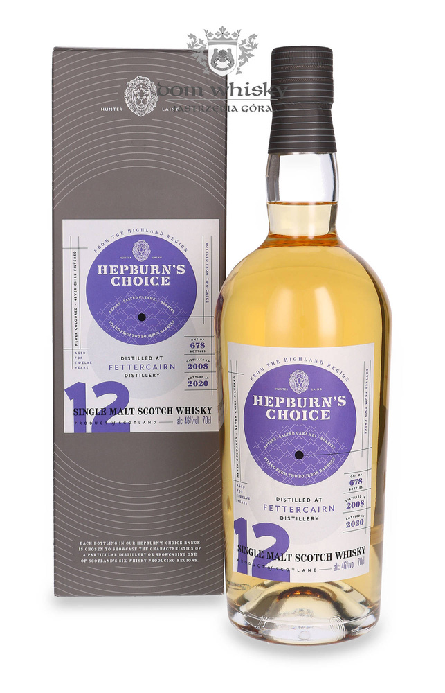 Fettercairn 12-year-old (D.2008, B.2020) Hepburn's Choice / 46%/ 0.7l
