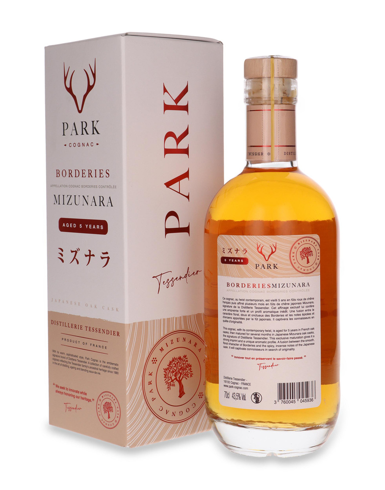 Cognac Park 5-letni Borderies Mizunara Cask / 43,5%/ 0,7l