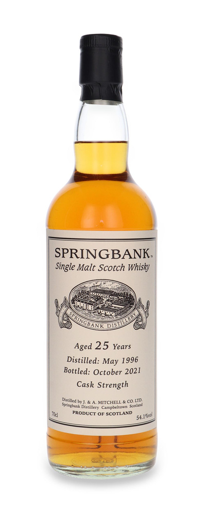 Springbank 25-letni (D.1996, B.2021) Private Bottling Cask Strength /54,1%/ 0,7l