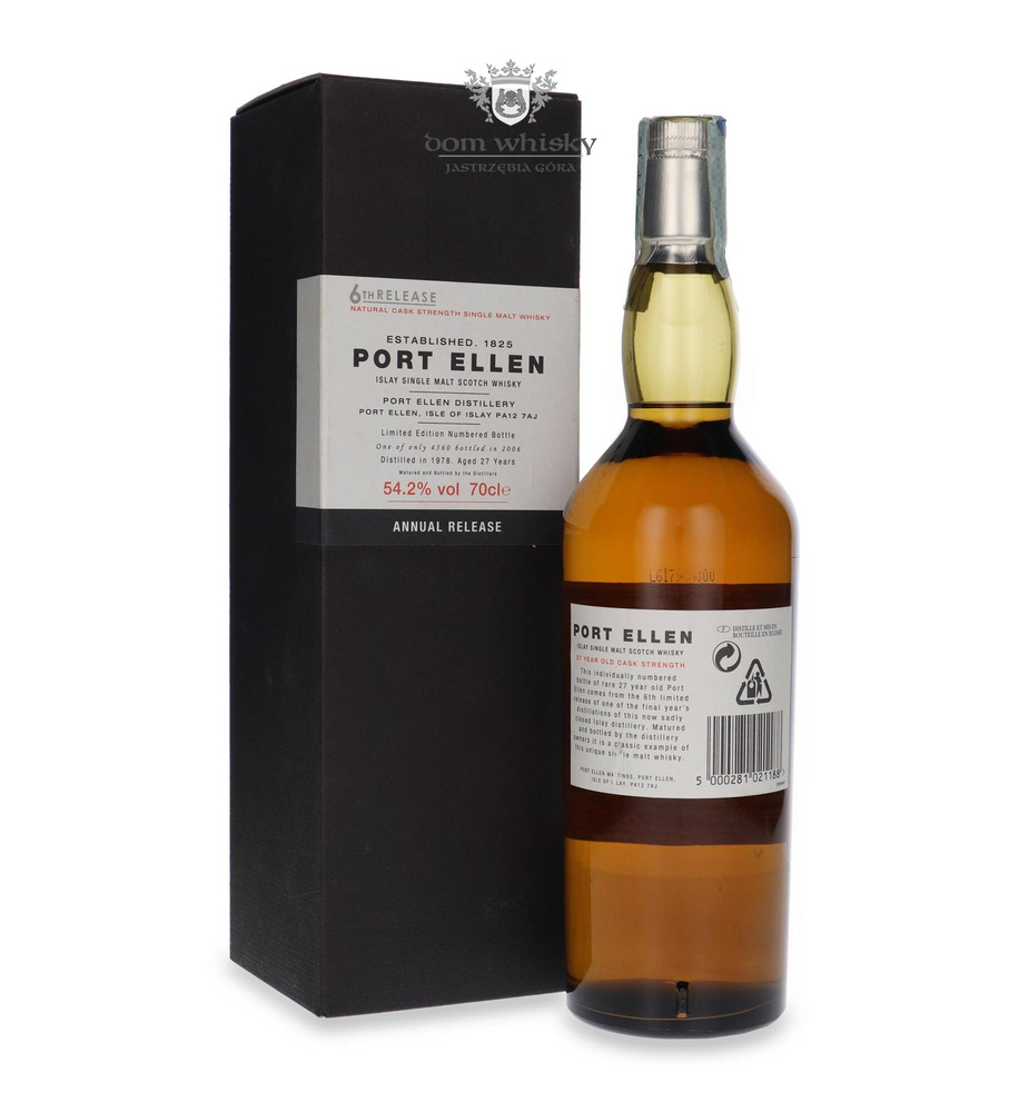 Port Ellen 27 years old (D.1978 B. 2006) 6th Release / 54.2% / 0.7l