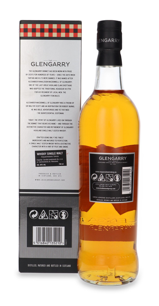 Glengarry Highland Single Malt /bez opakowania / 40% / 0,7l