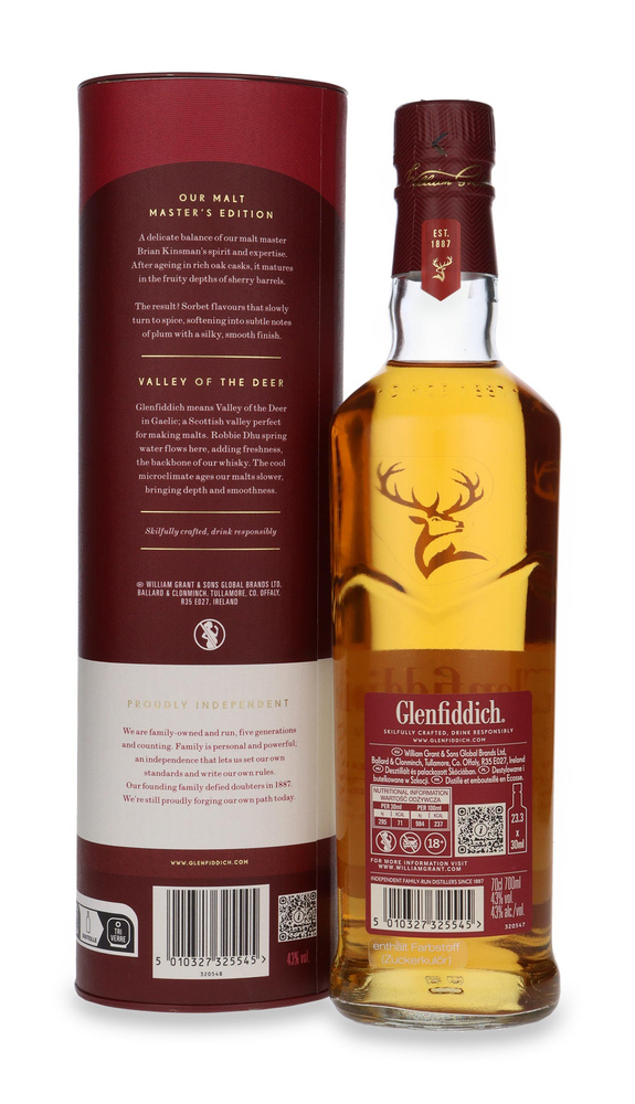 Glenfiddich Malt Master’s Edition Sherry Cask Finish / 43% / 0,7l