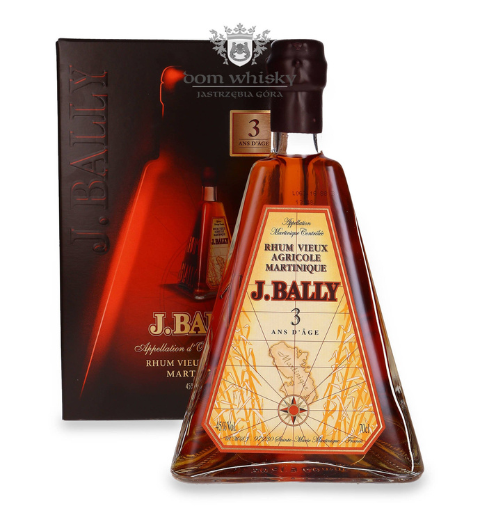 J.Bally 3-letni Rhum Vieux Agricole Martinique Rum / 45% / 0,7l