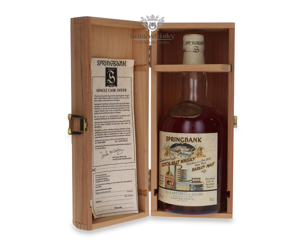 Springbank 1966 Local Barley Bourbon Cask (Bottled 1997) / 53% / 0,7l