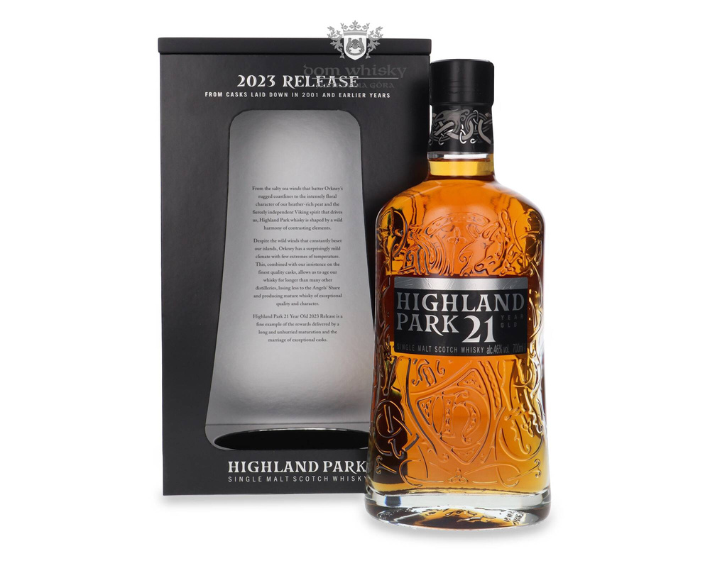 Highland Park 21-letni, 2023 Release /46%/ 0,7l + 4 podkładki w prezencie!