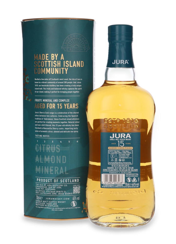 Jura 15-letni Sherry Cask Finish / 46% / 0,7l