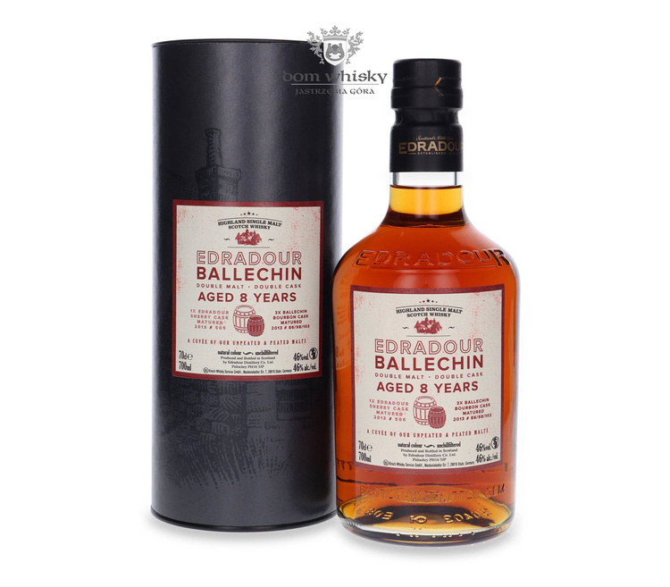 Edradour Ballechin Double Malt Double Cask 8-letni / 46%/ 0,7l