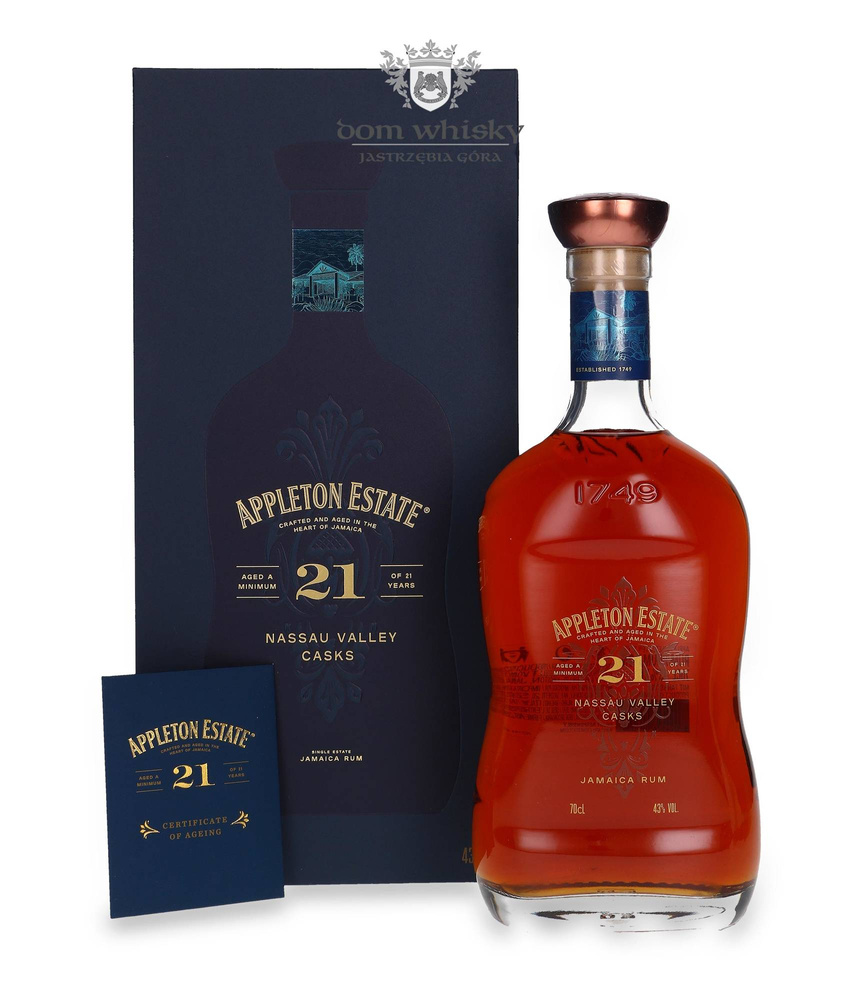 Appleton Estate 21-year-old Nassau Valley Casks / 43% / 0.7l