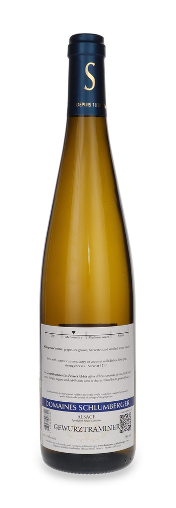 Domaines Schlumberger Gewurztraminer Alsace A.C. Les Princes Abbes / 14% / 0,75l