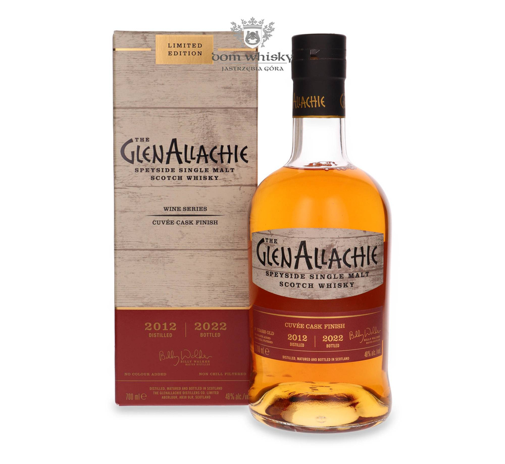 GlenAllachie 9-year-old (D.2012, B.2022) Cuvee Cask Finish, Wine Series / 48% / 0.7l