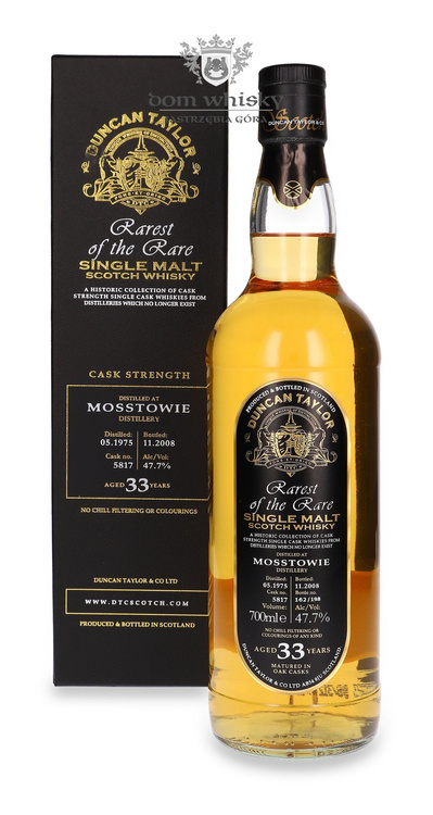 Mosstowie 33-letni (D.1975 B.2008) Rarest of The Rare Duncan Taylor /47,7%/ 0,7l