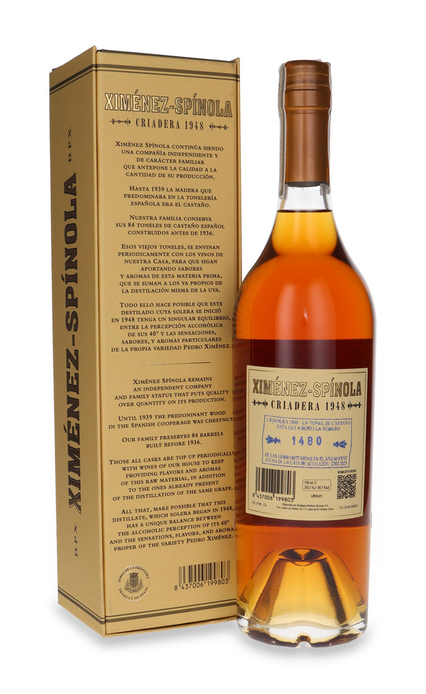 Ximenez-Spinola Diez Mil Botellas Brandy / 40% / 0,7l