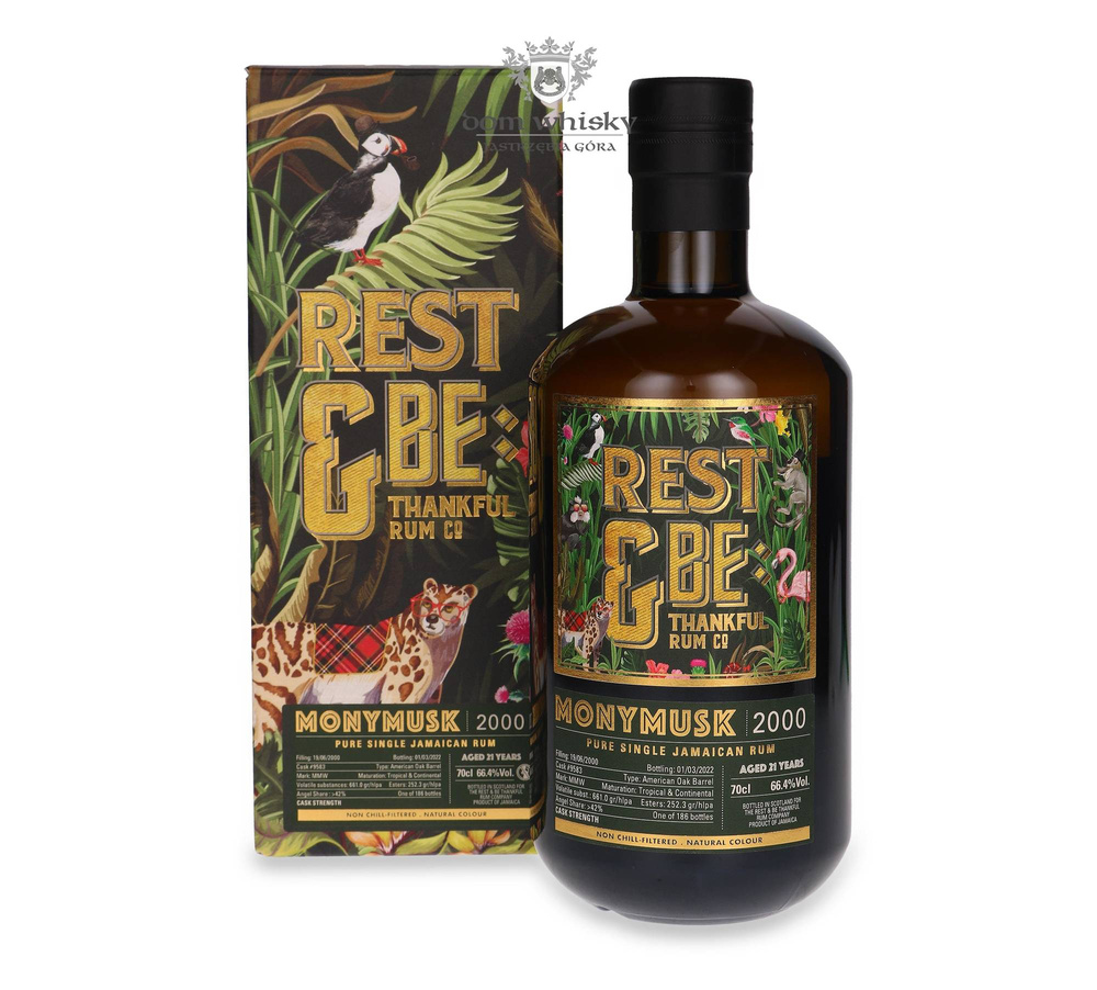 Rest&amp;Be Thankful 2000 Monymusk MMW 21-year-old Jamaica Rum / 66.4% / 0.7l
