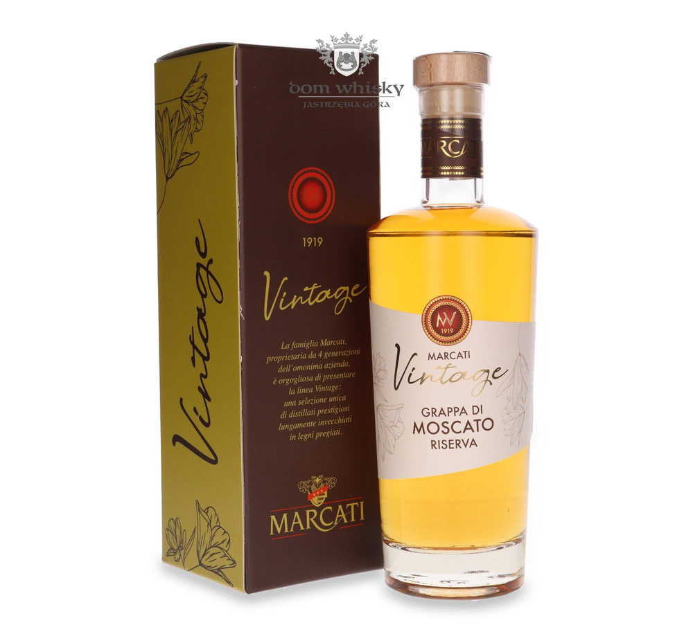 Marcati Vintage Grappa Di Moscato Riserva / 40% / 0.7l