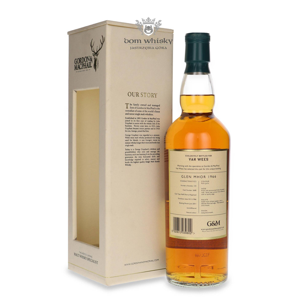 Glen Mhor 1966 (Bottled 2011) Gordon &amp; MacPhail Reserve / 52.1%/ 0.7l