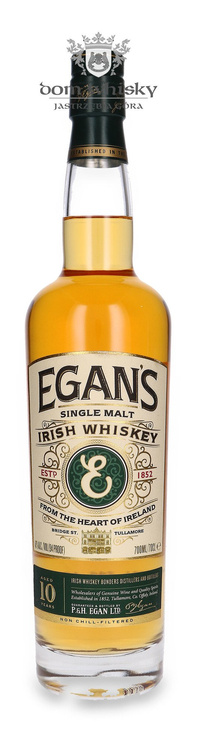 Egan’s 10-letnia Irish Single Malt Whiskey / 47%/ 0,7l