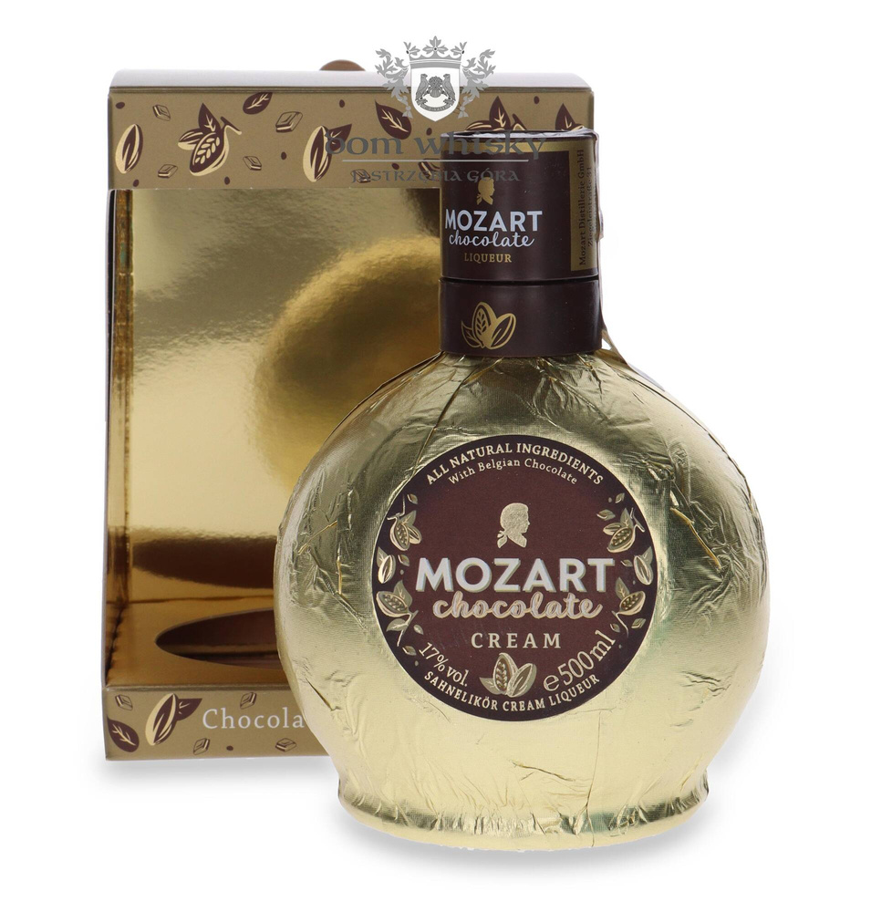 Mozart Cream Gold Chocolate Carton / 17% / 0.5l