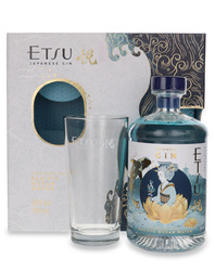 Etsu Handcrafted Deep Ocean Japanese Gin + szklanka / 45%/ 0,7l