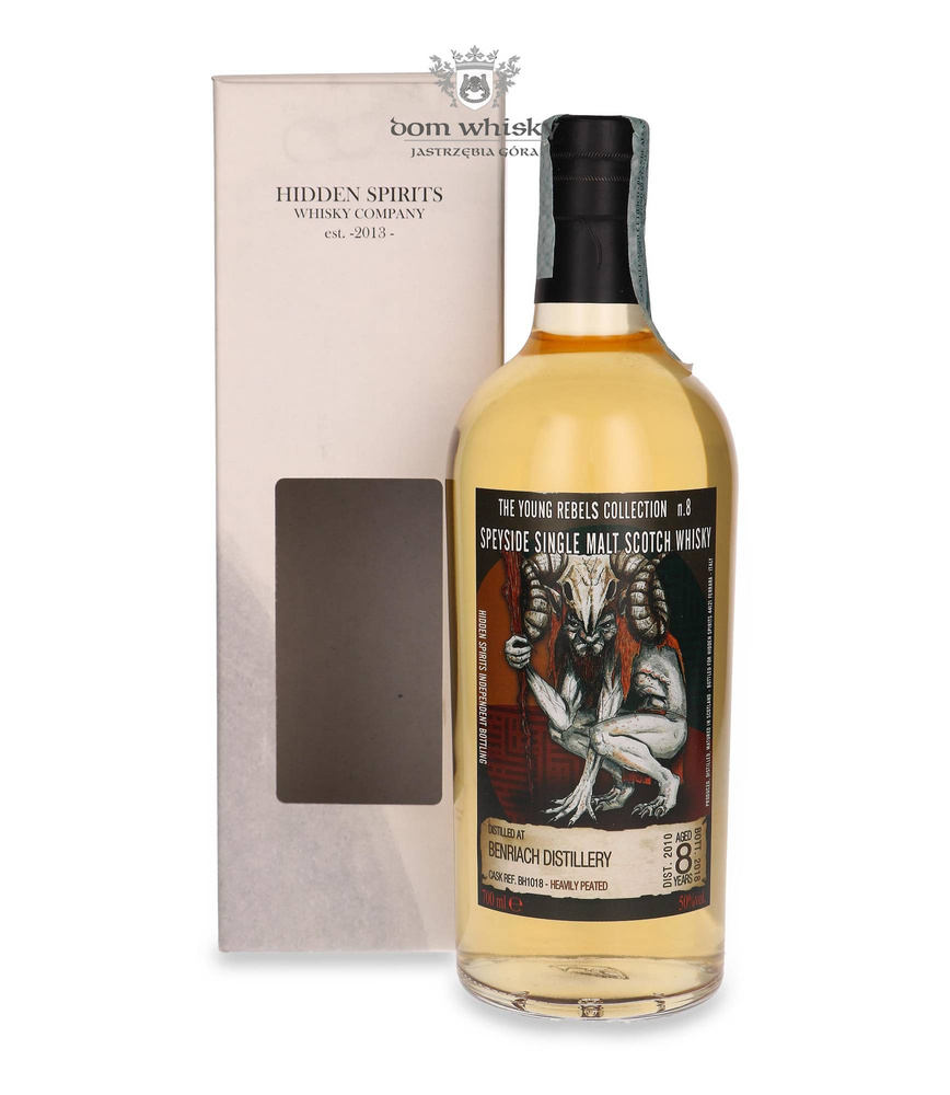 Benriach 8-year-old (D.2010, B.2018) Hidden Spirits / 50% / 0.7l