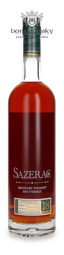 Sazerac Straight Rye 18-letni, (D.1981, B.2000) / 45%/ 0,75l	