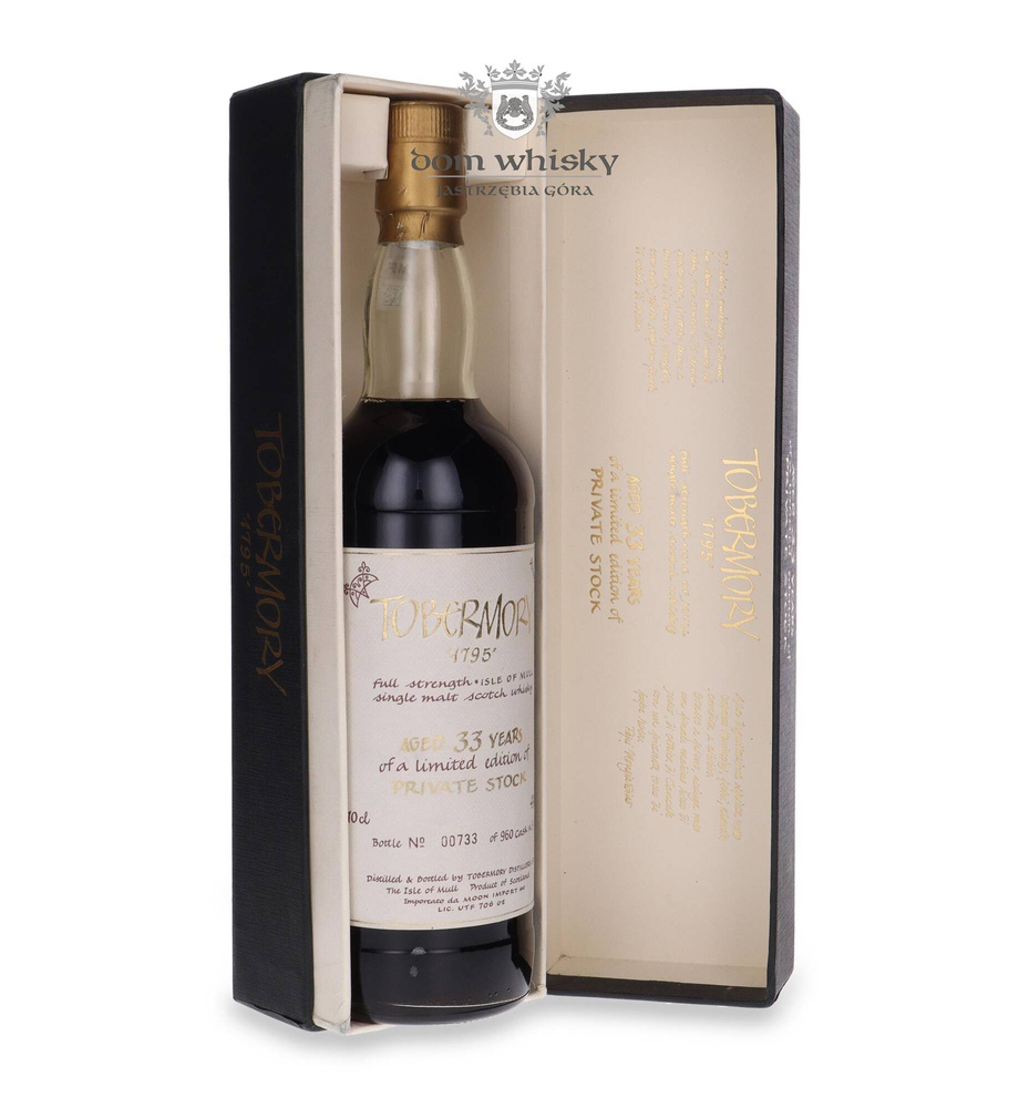 Tobermory 1972 Private Stock, 33 years old, Moon Import / 49% / 0.7l