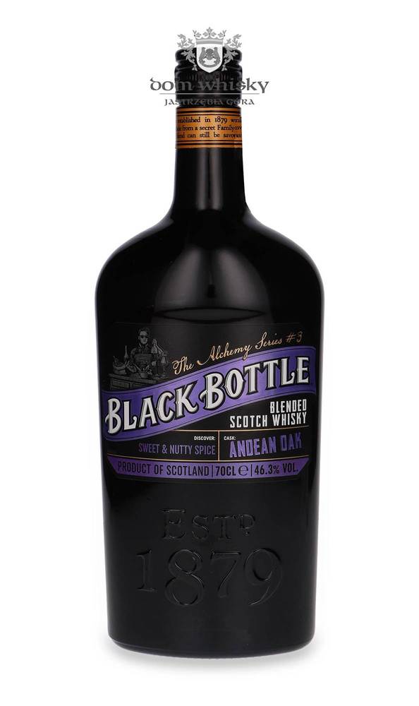 Black Bottle Andean Oak, Alchemy Series # 3 / 46.3%/ 0.7l