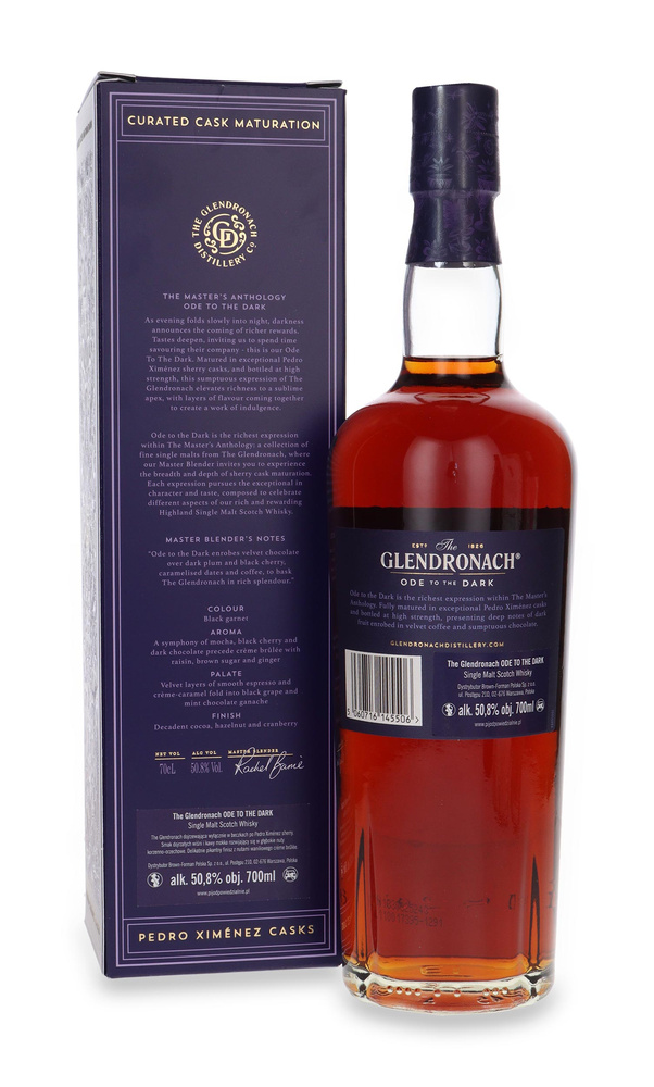 GlenDronach Ode To The Dark PX Cask / 50,8% / 0,7l