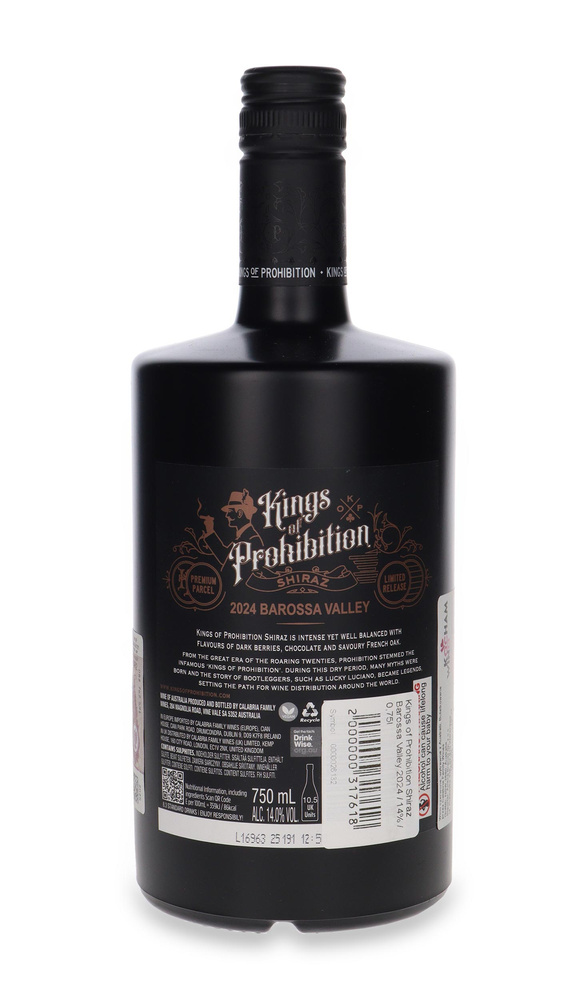 Kings of Prohibition Shiraz Barossa Valley 2024 / 14% / 0,75l