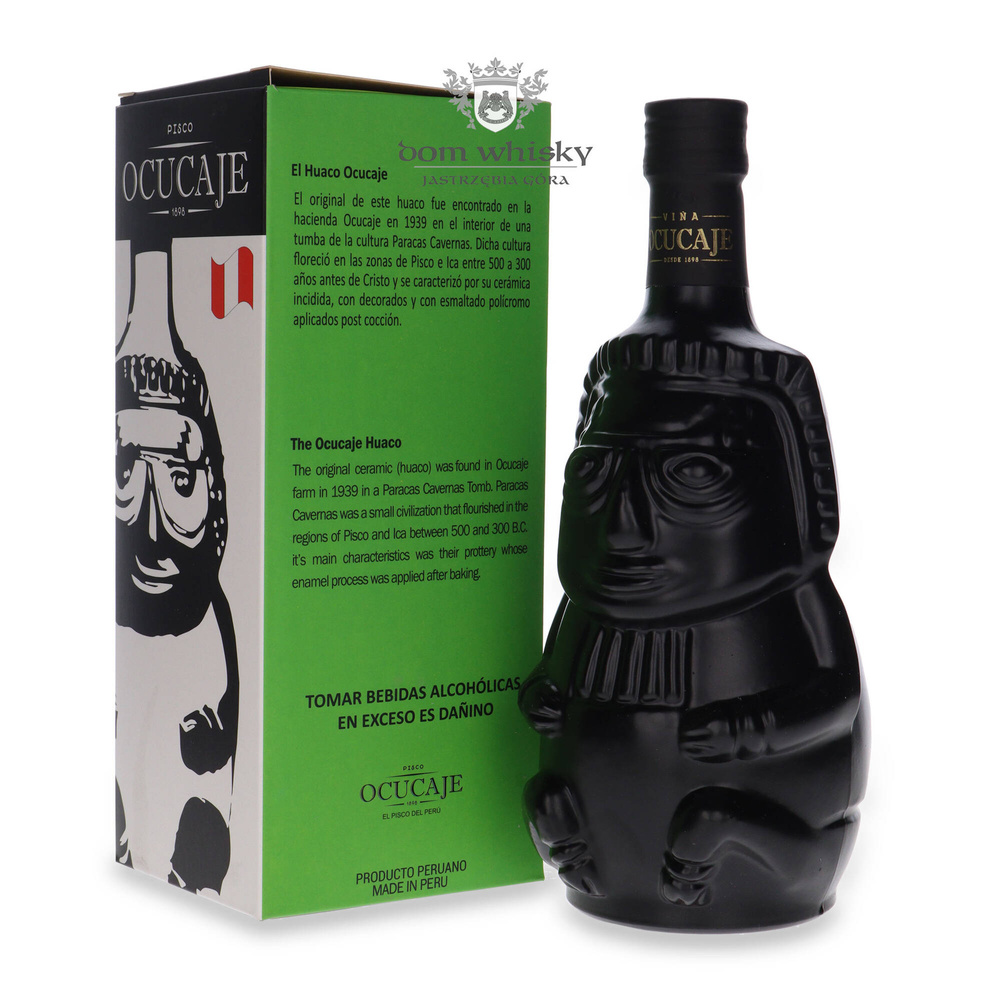 Pisco Ocucaje Quebranta Huaco Negro (Peru) / 38% / 0.75l