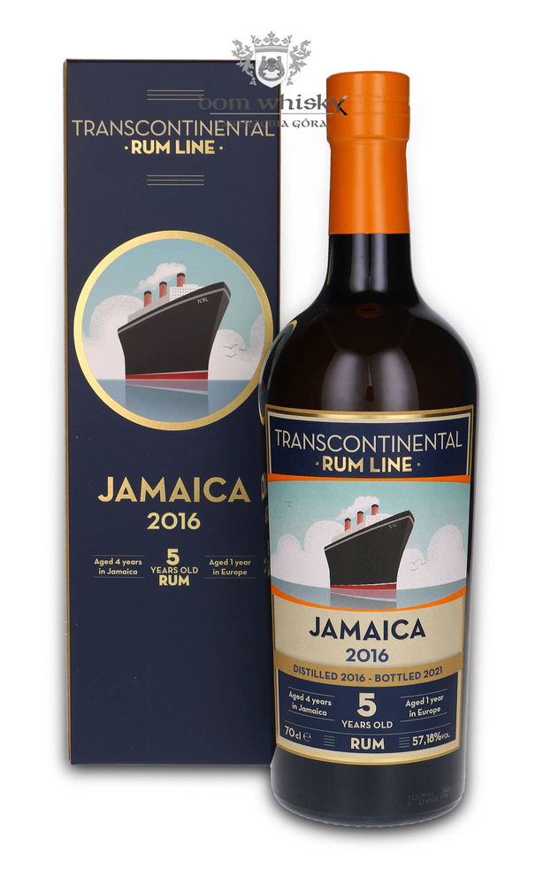 Transcontinental Rum Line 2016 Jamaica 5-year-old / 57.18% / 0.7l